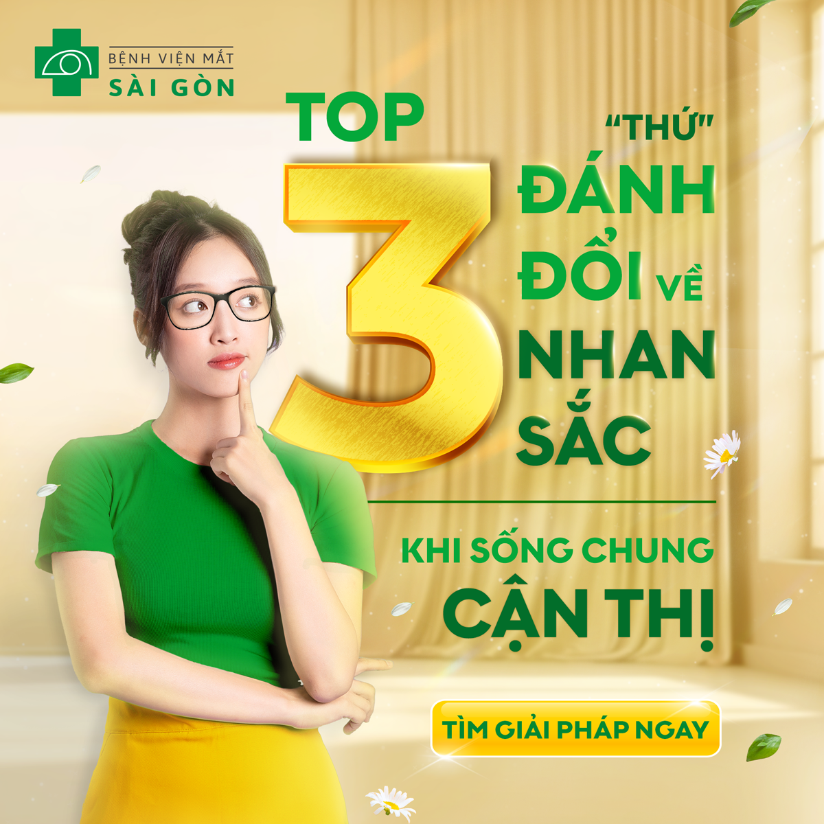 TOP  THỨ ĐÁNH ĐỔI VỀ NHAN SẮC KHI SỐNG CHUNG CẶP KÍNH DÀY, CONTACT LENS CẬN THỊ 